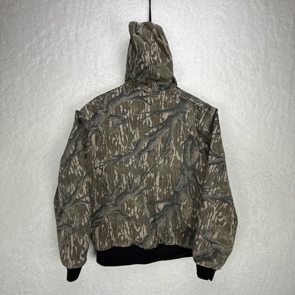 Carhartt‎ Active Jacket Thermal Lined Mens Large JR245 Camo Mossy Oak - Picture 2 of 13